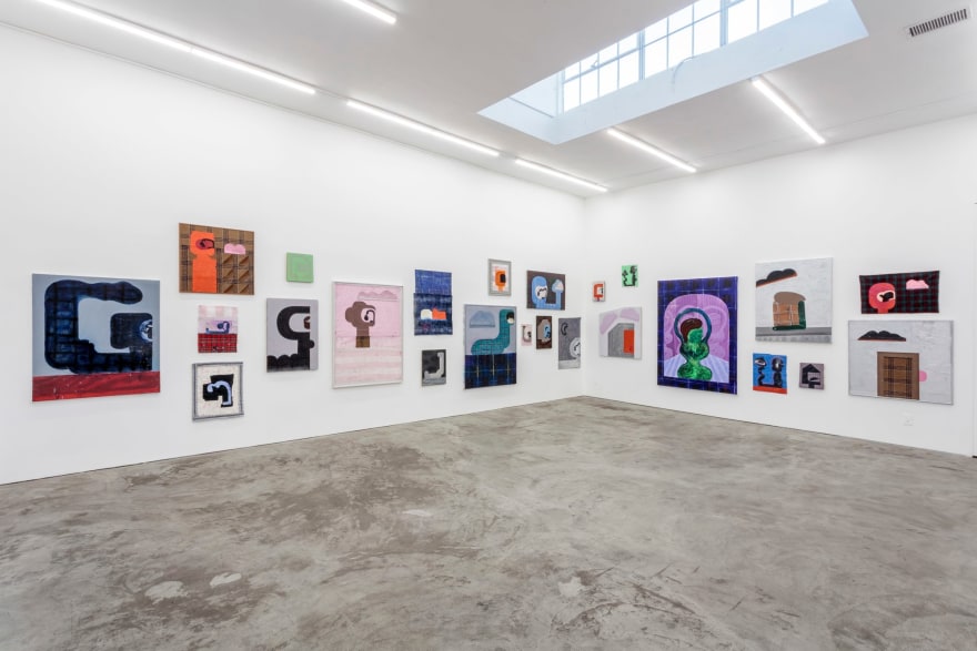 Installation View of Nel Aerts, SQUIRM (November 20 - December 18, 2021)  Nino Mier Gallery, Los Angeles, CA