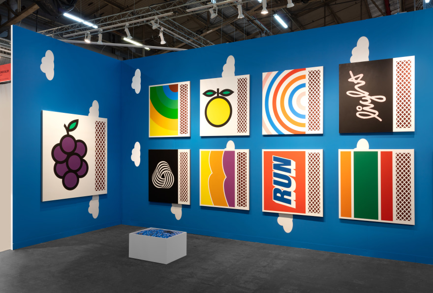 Installation view of Thomas Wachholz at The Armory Show, 2020