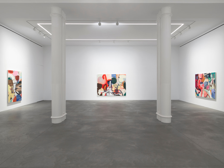 Installation view of Liliane Tomasko, POEM THINGS, Nino Mier Gallery, SoHo, September 3 – October 18, 2025