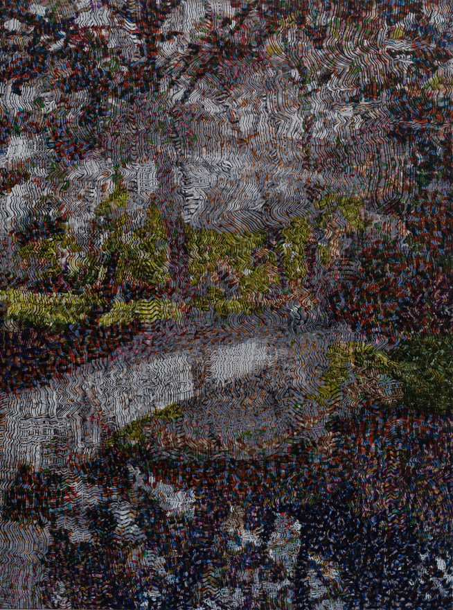 Gregory Hodge Bend, 2025 Acrylic on linen 51 1/8 x 38 1/4 in 130 x 97 cm (GHO25.021)