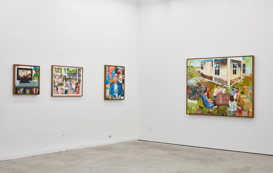 Installation view 4 of Celeste Dupuy-Spencer: And a Wheel on the Track (April 2 &ndash; May 14, 2016), Nino Mier Gallery, Los Angeles