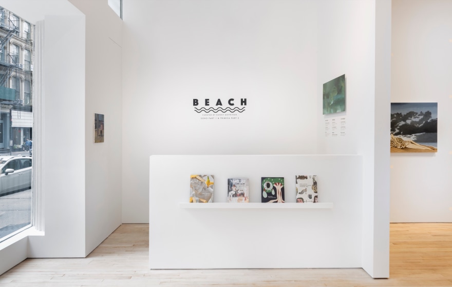 Installation view of&nbsp;BEACH, Group Presentation,&nbsp;(June 23 - August 5, 2023). Nino Mier Gallery, Tribeca.