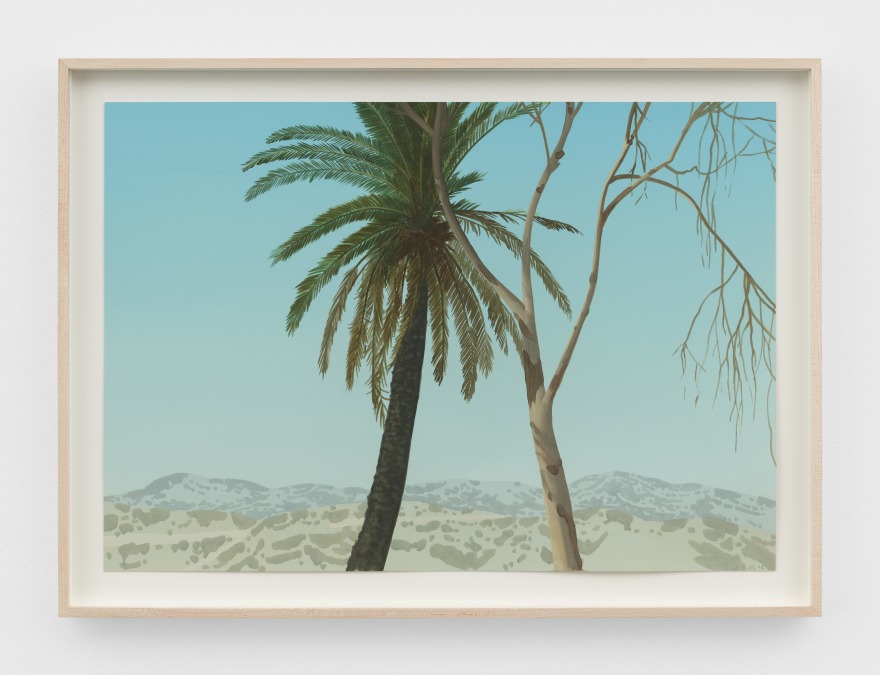 Jake Longstreth Untitled, 2022 Oil on paper 16 1/2 x 22 1/2 in (framed) 41.9 x 57.1 cm (framed) (JLO22.039)