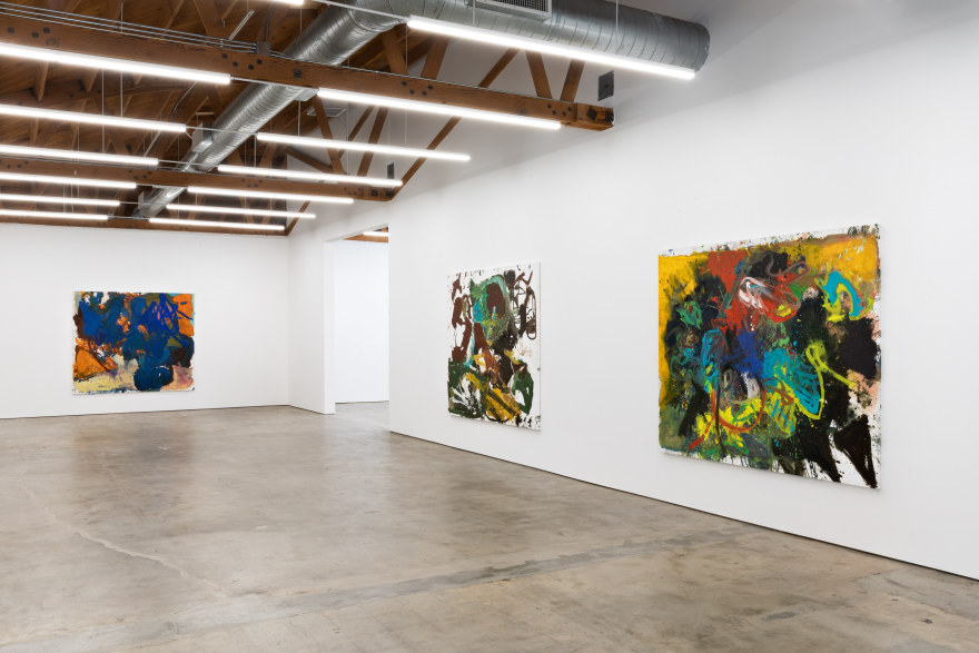 Installation View of &quot;Dancing&quot;, &quot;A Foot in Each Corner&quot;, and &quot;One Afternoon&quot;