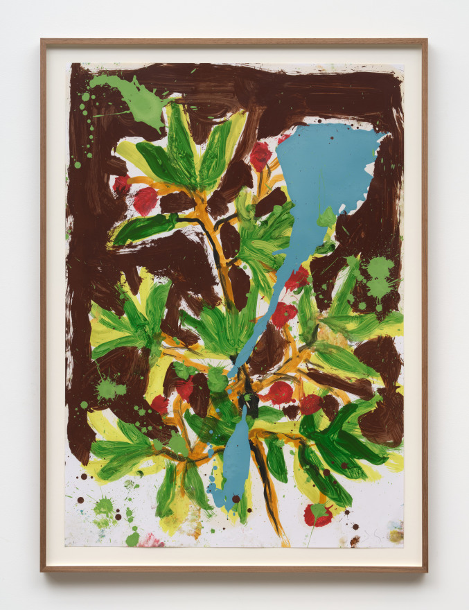 Jorge Galindo Sacromonte 91, 2022 Oil on paper 43 1/4 x 31 1/2 in (framed) 109.9 x 80 cm (framed) (JGA22.097)