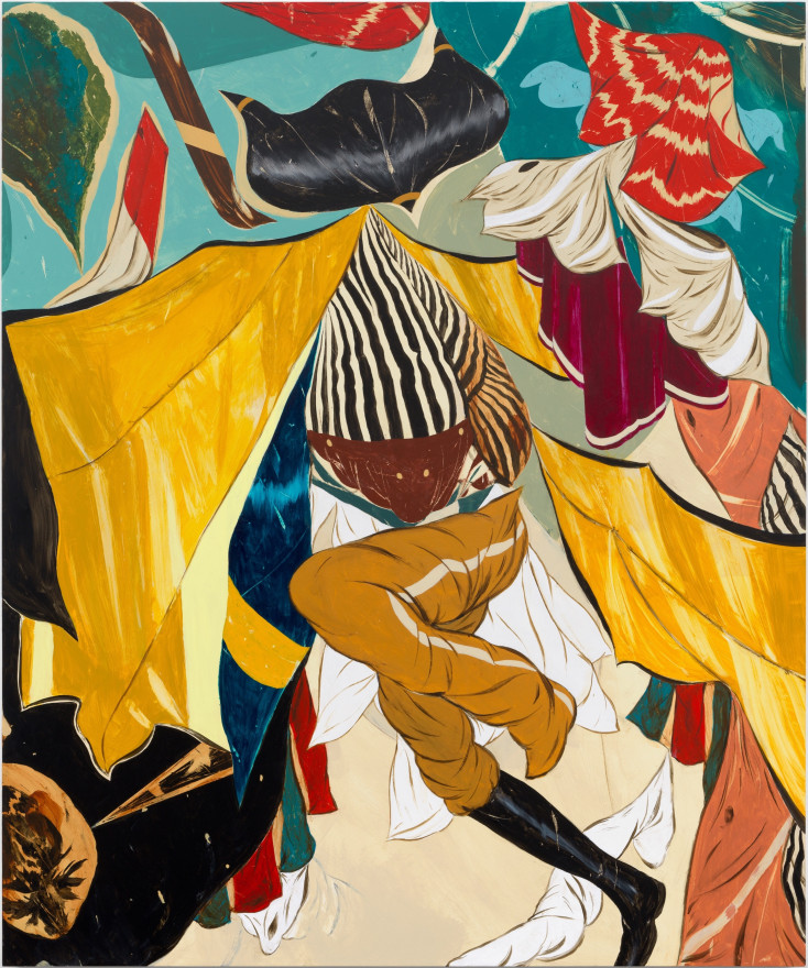Kenichi Hoshine The Superhero II, 2025 Signed, titled, and dated on verso Acrylic on panel 48 x 40 in 121.9 x 101.6 cm (KHO25.007)