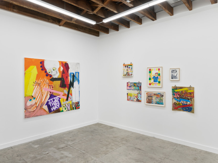 Installation View of Jayme Burtis and Andr&eacute; Butzer, Painters of the San Gabriel Mountains pt. 2, (November 6, 2022 - January 7, 2023). Nino Mier Gallery, Glassell Park.