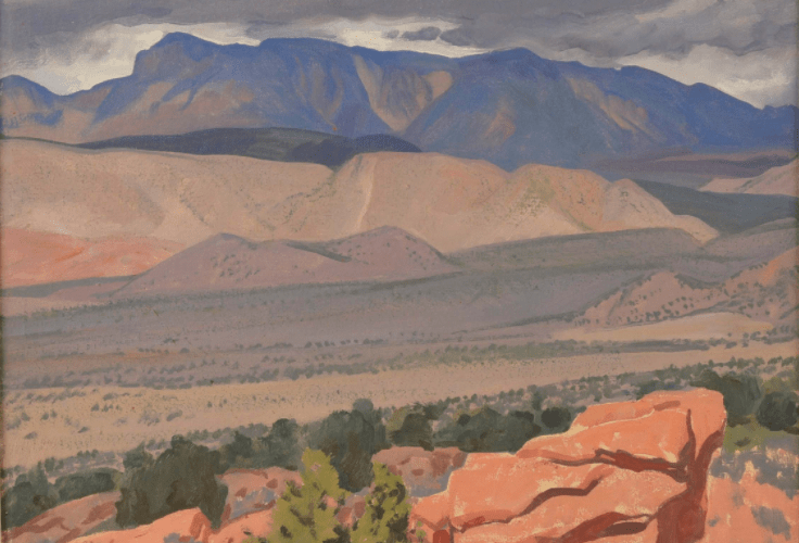 Maynard Dixon, western art, historical western art, landscape