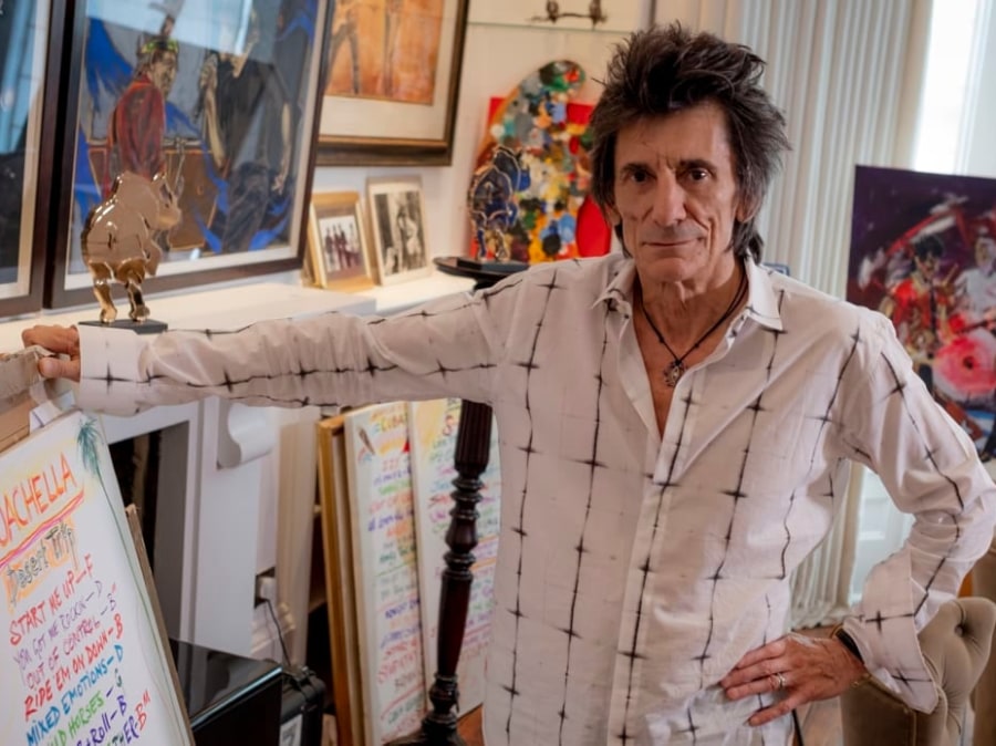 Rolling Stones' Ronnie Wood: Painting is my 'God-given talent'