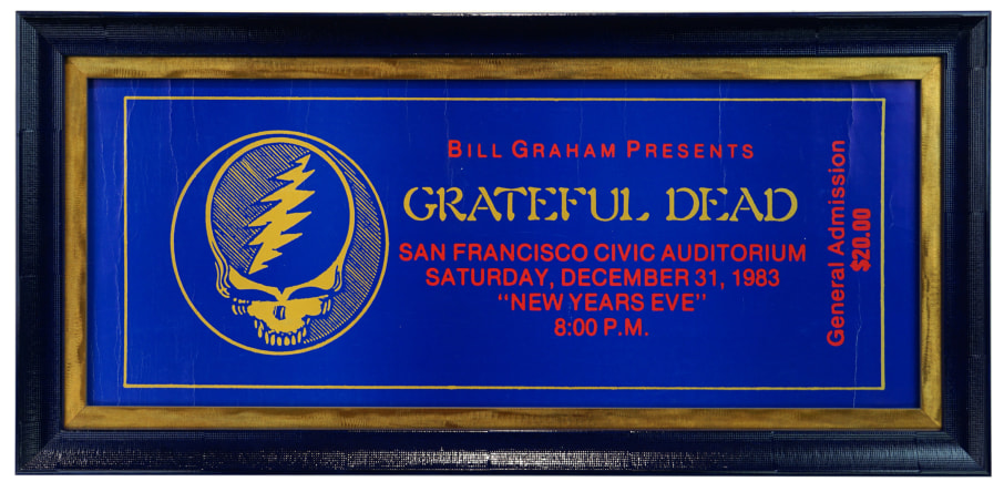 1983 New Years Ticket Poster