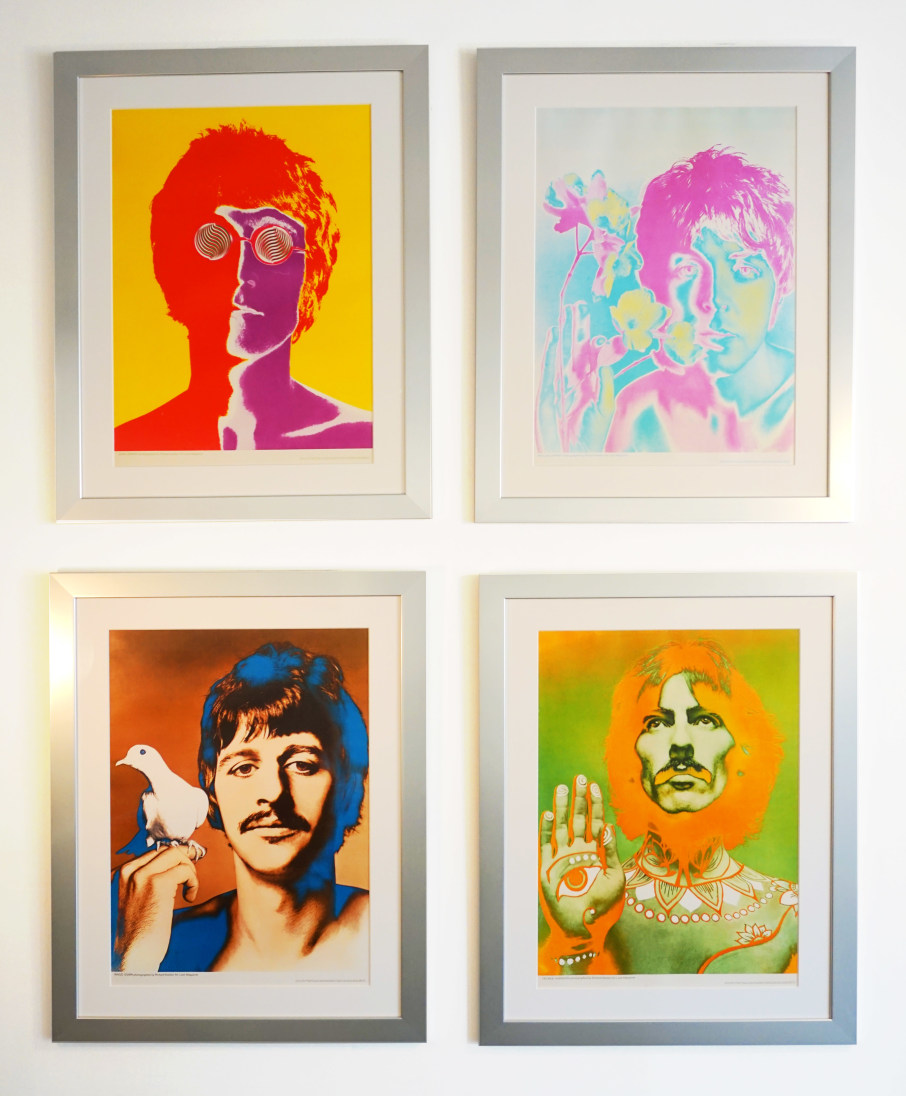 Richard Avedon Look Magazine Posters of The Beatles 1967 John Lennon, George Harrison, Paul McCartney and Ringo Starr