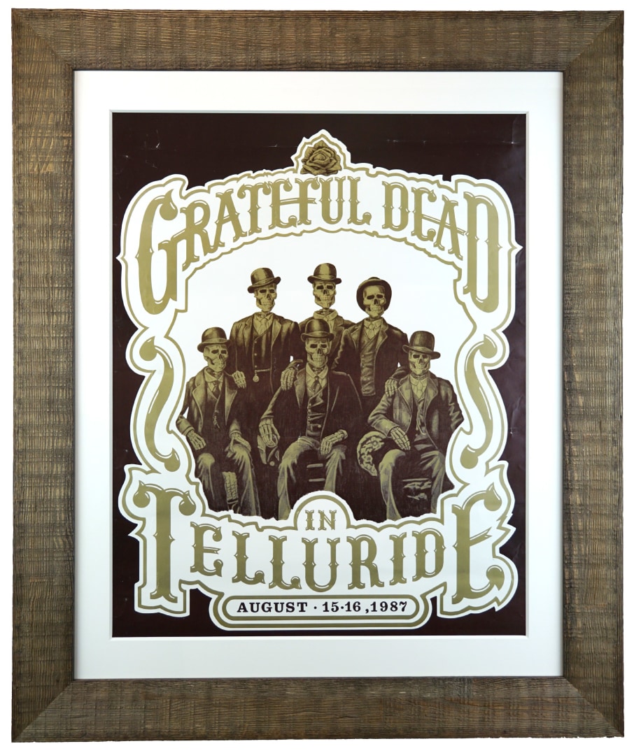 Grateful Dead at Telluride poster from August 15-16 1987