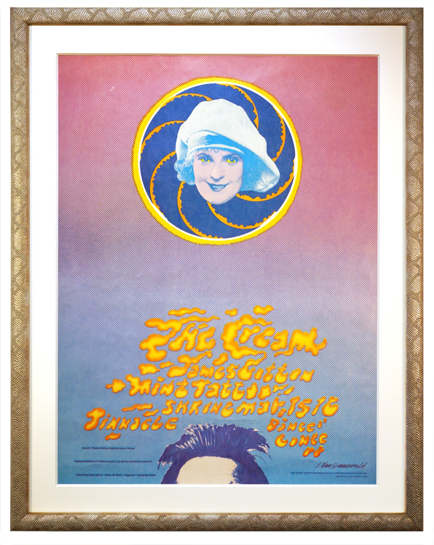 AOR 3.73 Poster for The Cream at the Shrine Los Angeles by John Van Hamersveld. 1968 Cream poster