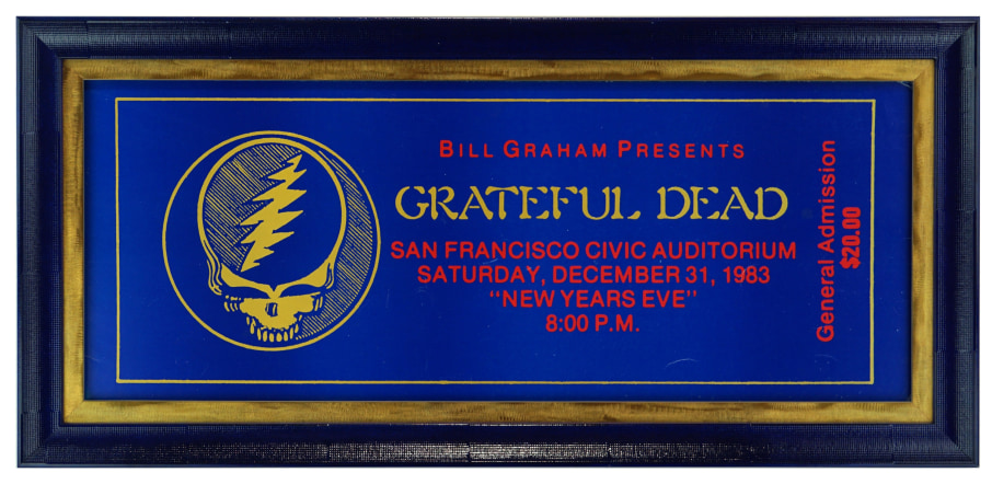 1983 New Years Ticket Poster