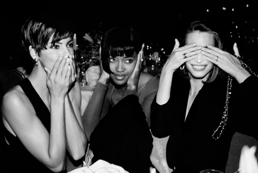 Roxanne Lowit- Linda Evangelista, Naomi Campbell, Christy Turlington, Speaking, Hearing and Seeing no Evil
