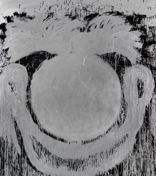 Joyce Pensato - Silver Clown II