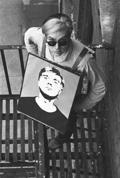 William John Kennedy- Warhol with ''Self Portrait'' SB