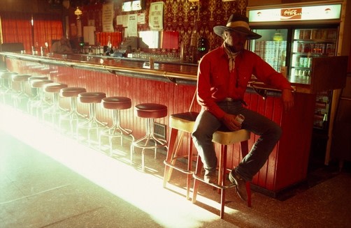 William Albert Allard- IL Buckaroo Stan Kendall at the Bar