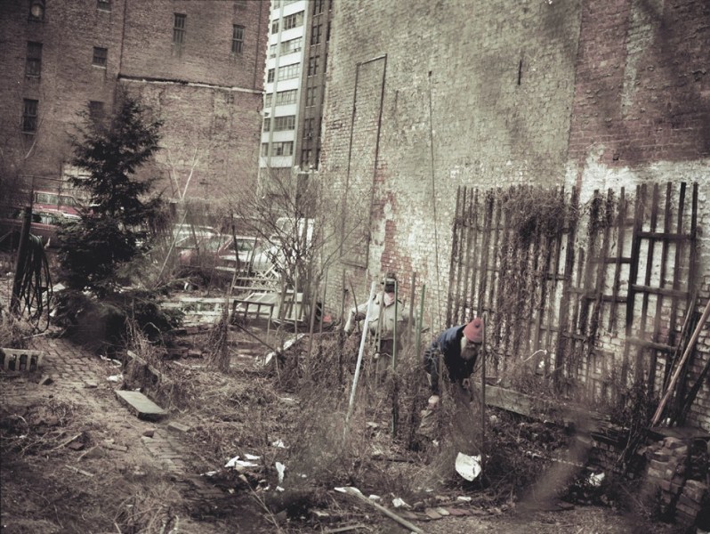 Max Kozloff- Man with Scarecrow