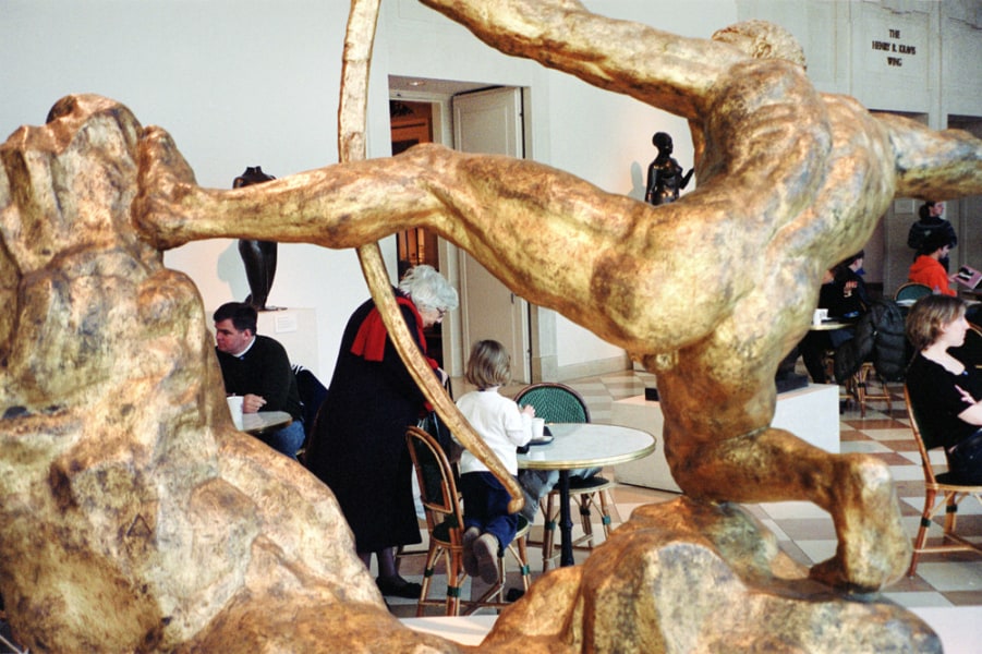 Max Kozloff- Cafe at the Metropolitan Museum