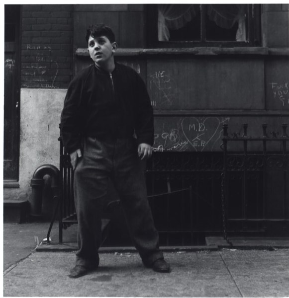 Jerome Liebling - Boy Playing Punchball