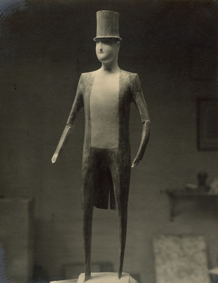 ELIE NADELMAN, TOP-HATTED MAN , C. 1918-1922