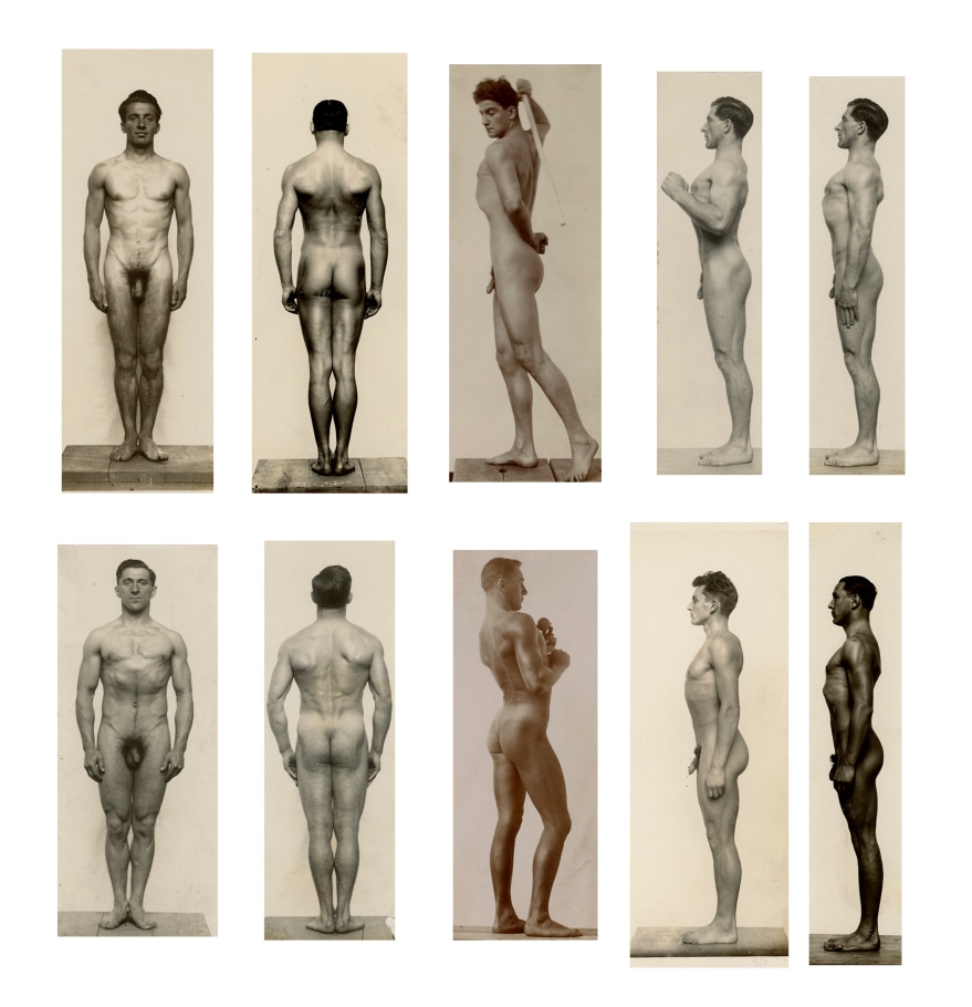 HANS BITTERLICH (AUSTRIAN, 1860–1949) MALE NUDE STUDIES FOR SCULPTURES