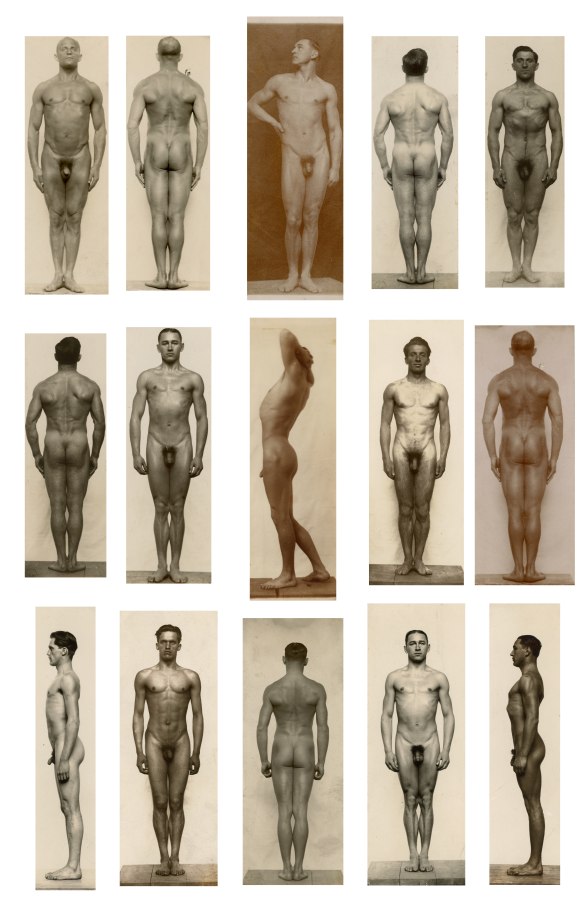 HANS BITTERLICH (AUSTRIAN, 1860–1949) MALE NUDE STUDIES FOR SCULPTURES