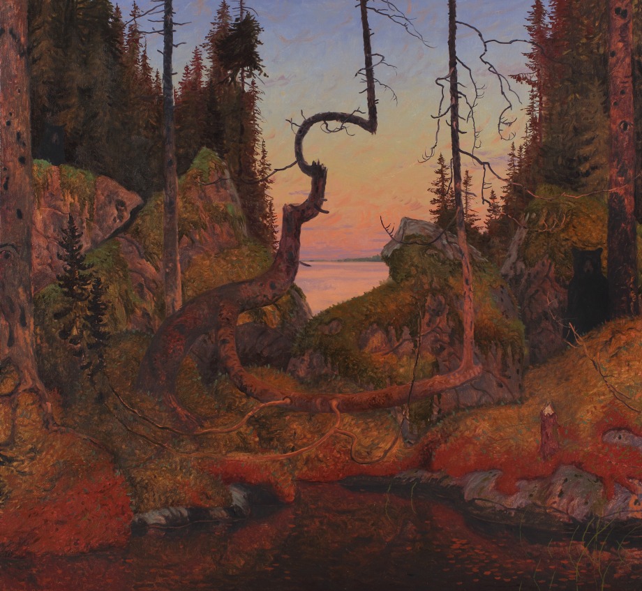 Untitled, 1987, oil on canvas, 48 x 52 inches