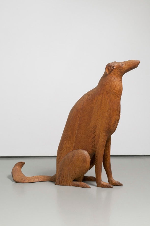 Monte II, 1988, carved wood, 49 x 10 1/2 x 54 inches