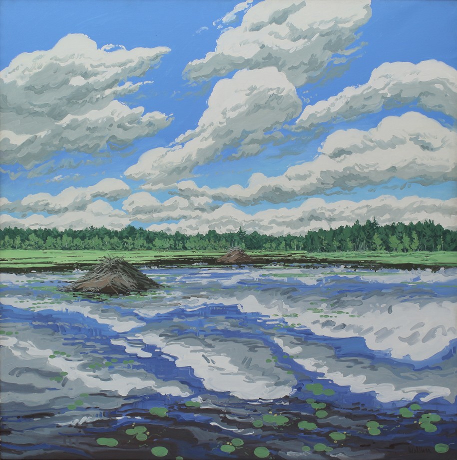 Big Flowage,&nbsp;1979, oil on canvas, 96 x 96 inches