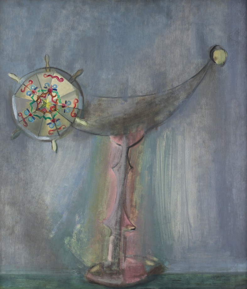 Kaleidoscope #2, 1940, oil on Masonite, 28 1/4 x 24 1/2 inches