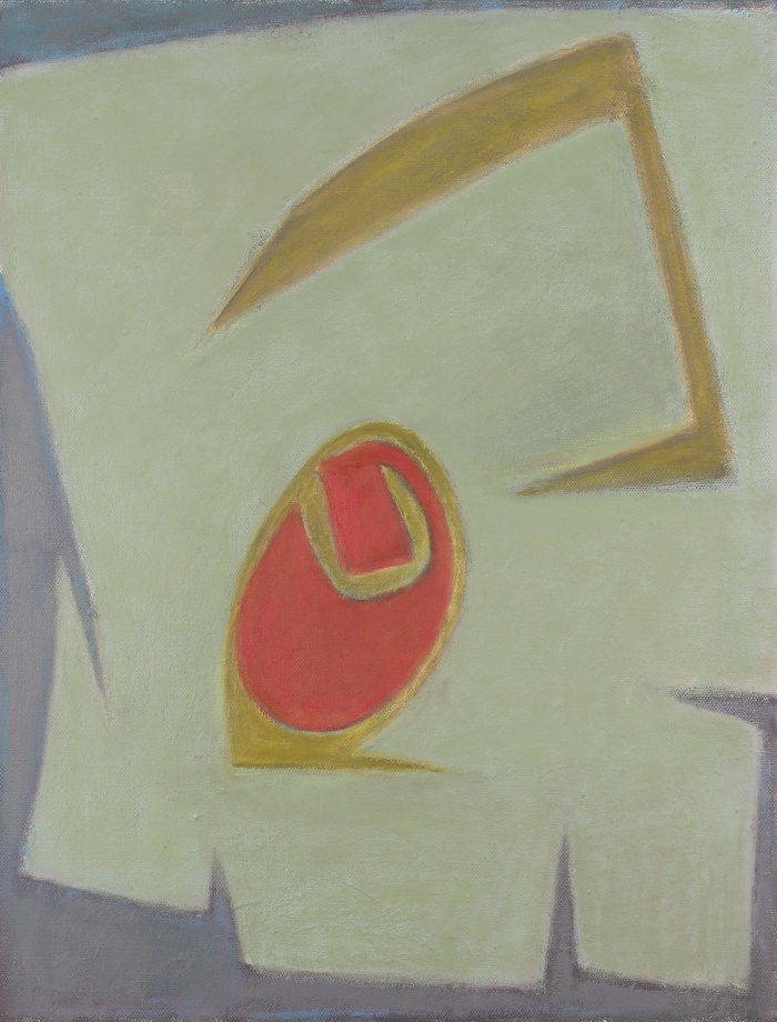 Enclosed II, 2009-2010, oil on canvas, 39 3/4 x 26 7/8 inches