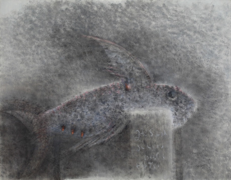 Le Thon (The Tuna), 1968, oil on canvas, 45 x 57 1/2 inches