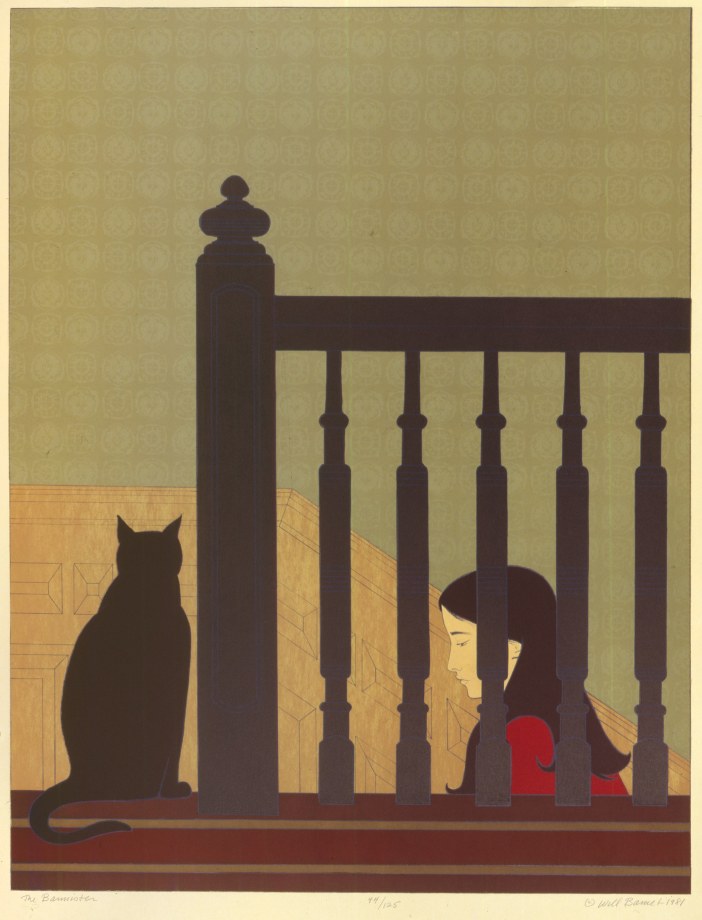 The Bannister,&nbsp;1981, color lithograph on cream Arches Wove paper,&nbsp;32 &frac12; x 25 1/8 inches