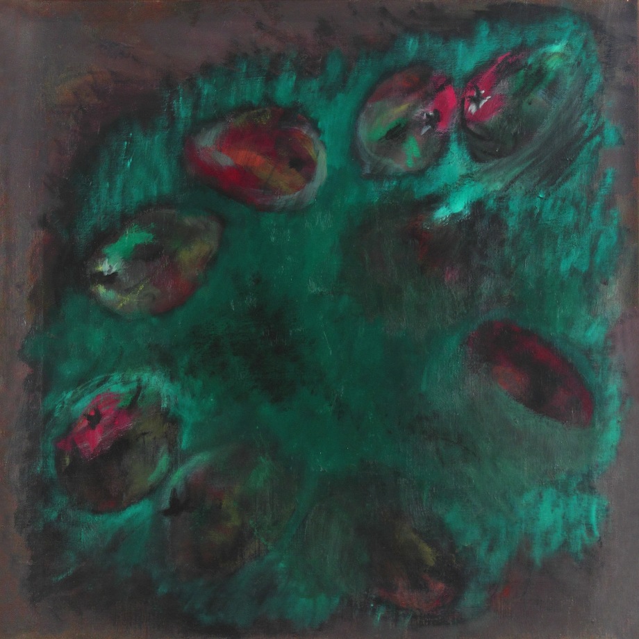 Mango Fever, 1985, oil on linen, 20 x 20 inches