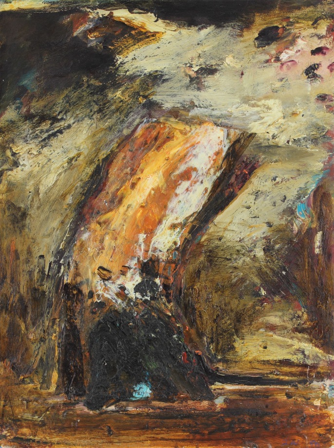 Untitled,&nbsp;1986, oil on canvas, 24 x 18 inches