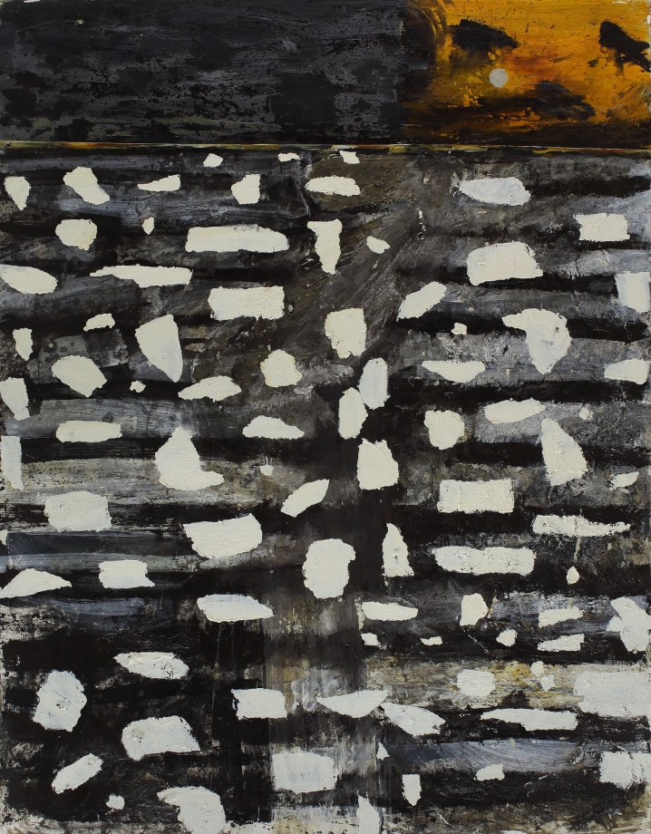 Reflections, Low Tide, 2003-2004, oil and mixed media on linen, 84 x 66 inches