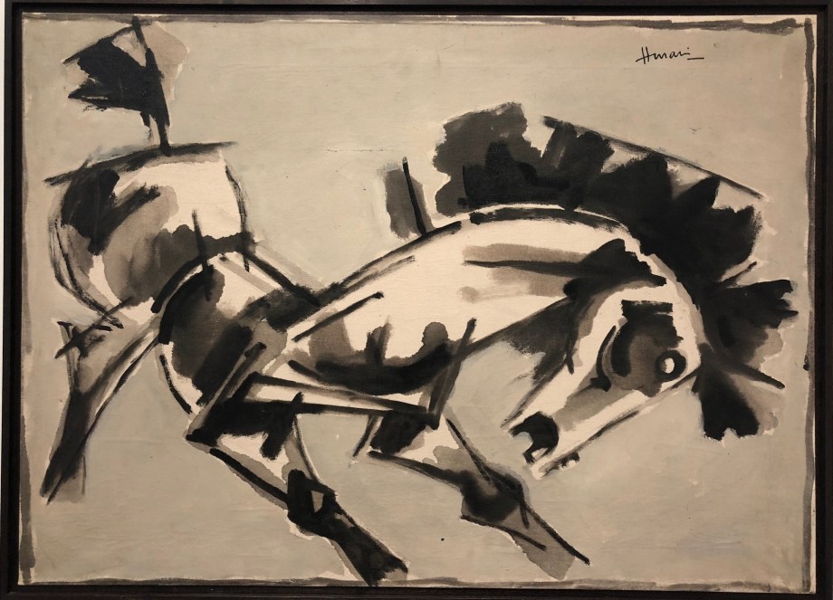 M. F. Husain, Untitled (Horse),&nbsp;1960s,&nbsp;Oil on canvas,&nbsp;28 x 39 in