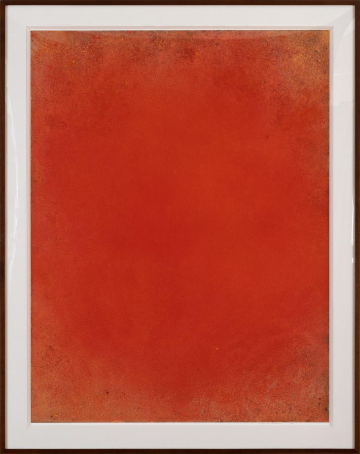 Natvar Bhavsar, UNTITLED XIII,&nbsp;1971,&nbsp;Dry pigments with oil and acrylic mediums on paper,&nbsp;53 x 42 in