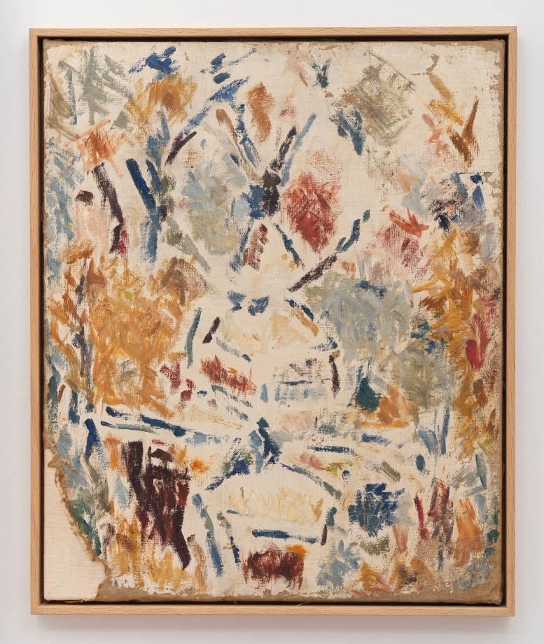 Ernest Mancoba, Untitled 4,&nbsp;n/d,&nbsp;Oil on canvas,&nbsp;22 x 18 in
