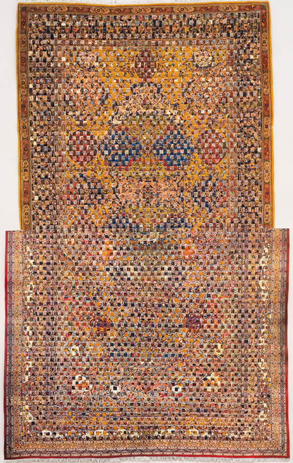 Saad Qureshi, Bengal Tiger,&nbsp;2021,&nbsp;Woven paper,&nbsp;19.9 x 12.2&nbsp; in