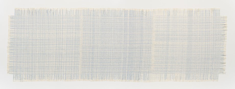 Ghulam Mohammad, Muqarrar (Repetition),&nbsp;2019,&nbsp;Paper woven carpet,&nbsp;70 x 23 in