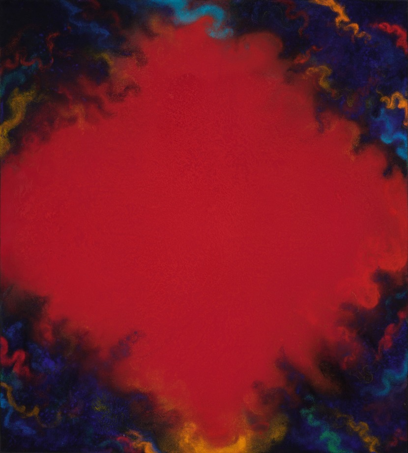 Natvar Bhavsar, VASOO II, 1997, Dry pigments with oil and acrylic mediums on canvas, 61 x 51 in (154.94 x 139.7 cm)