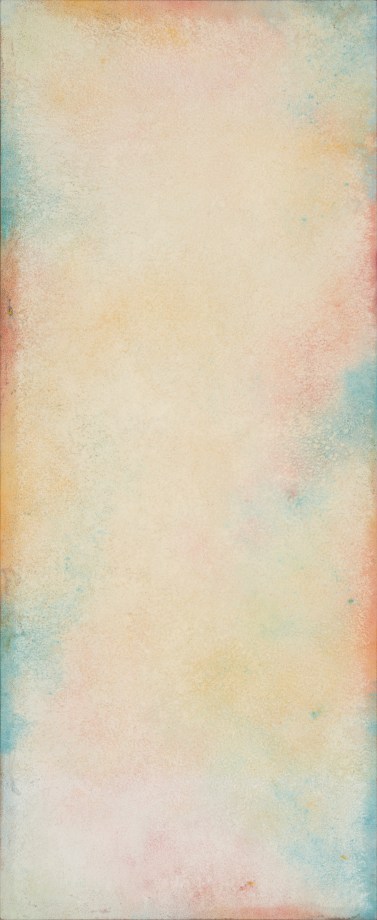abstract acrylic painting in pastel tones