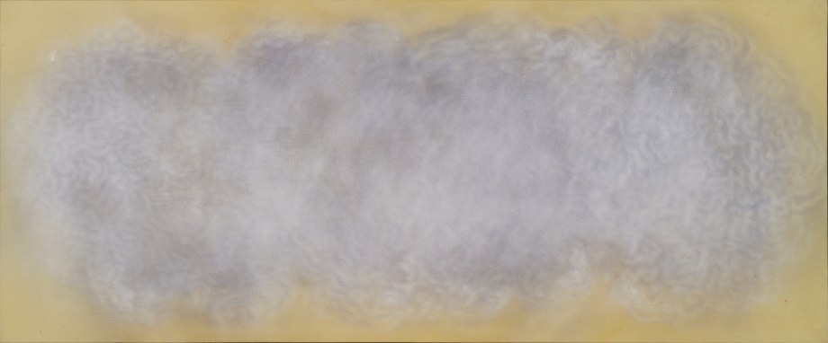 Natvar Bhavsar, GAT III​​​​​​​, 2001, Dry pigments with oil and acrylic mediums on canvas, 45 x 108 in (114.3 x 274.32 cm)