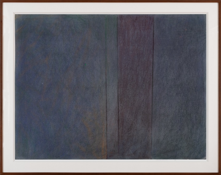 Natvar Bhavsar, UNTITLED IV,&nbsp;1968,&nbsp;Dry pigments with oil and acrylic mediums on paper,&nbsp;42 x 53 in