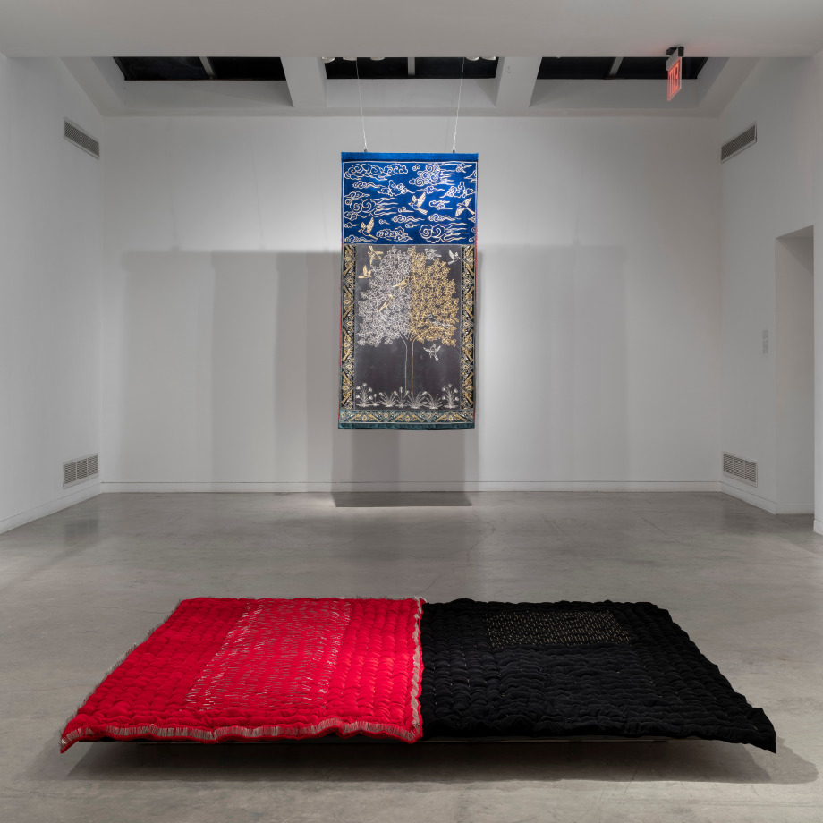 Installation view of Aisha Khalid's At The Circle's Center - photography by Sebastian Bach