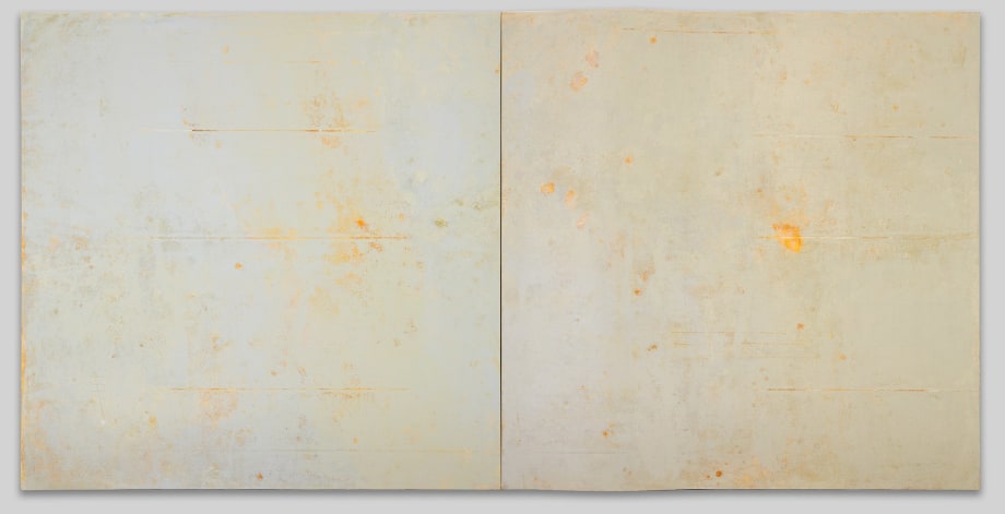 Sheetal Gattani, Untitled (8),&nbsp;​2008,&nbsp;Acrylic on canvas pasted on board,&nbsp;48 x 96 in (diptych)&nbsp;