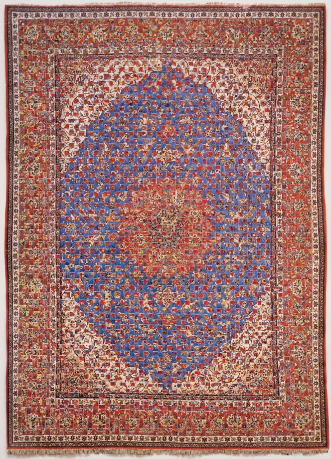 Saad Qureshi, Gents Zone,&nbsp;2021,&nbsp;Woven paper,&nbsp;13 x 9.5 in